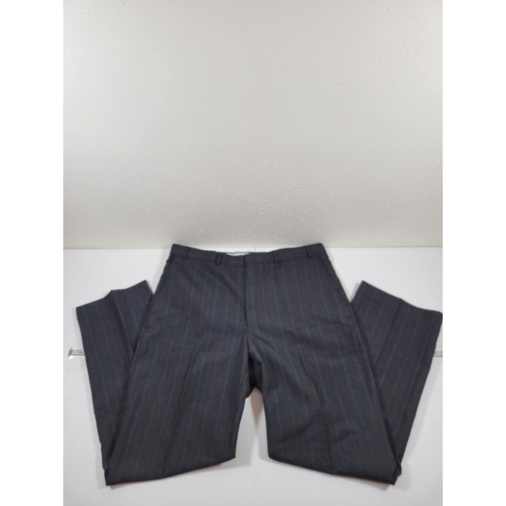 VTG 1950's Towncraft Dress Pant Men 38x31  Excellent Pinstripe Wool Blend Slack